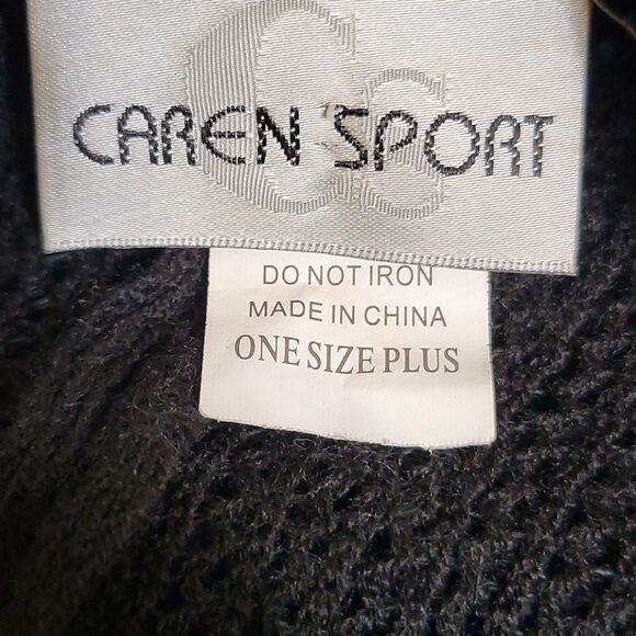 CAREN SPORT‎ Fringed  Chevron Cape OS Plus - Picture 8 of 9